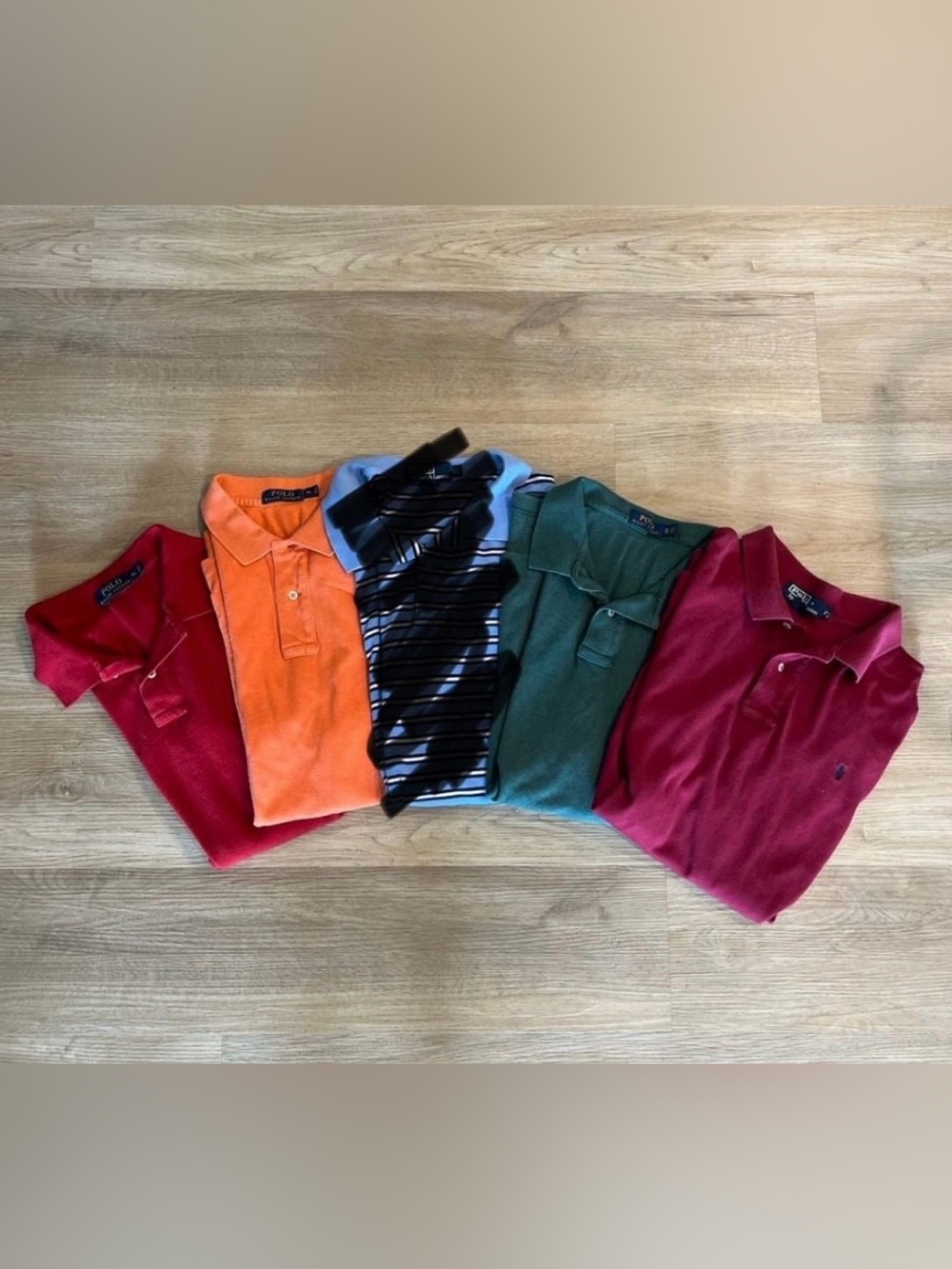 (4) Polo Ralph Lauren, Men's Short Sleeve Polo Bundle, 100% Cotton, Preppy,XL